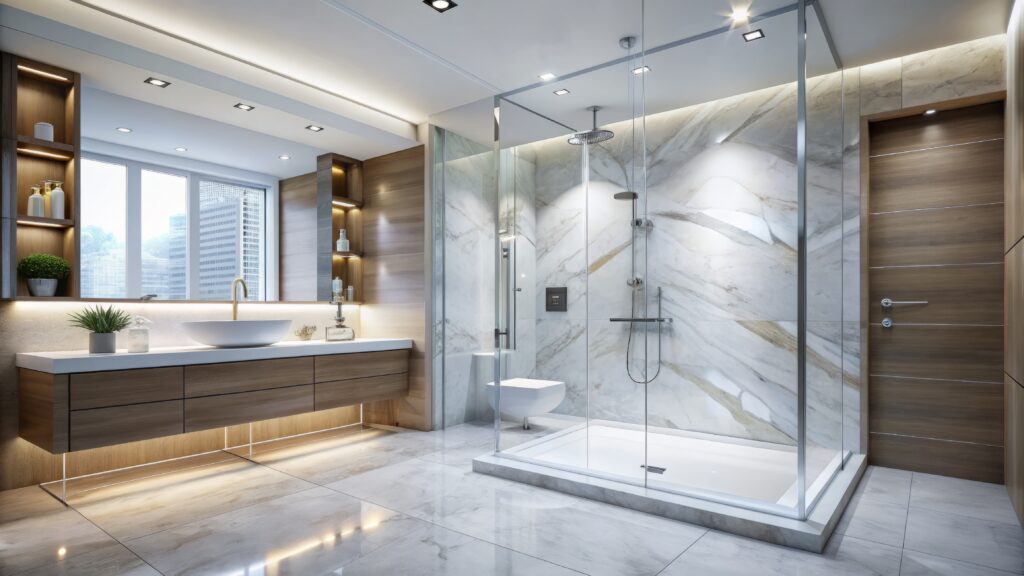 frameless shower doors